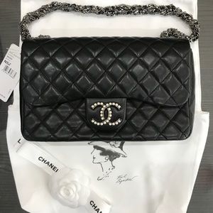 NWT CHANEL West Minister Flap Bag